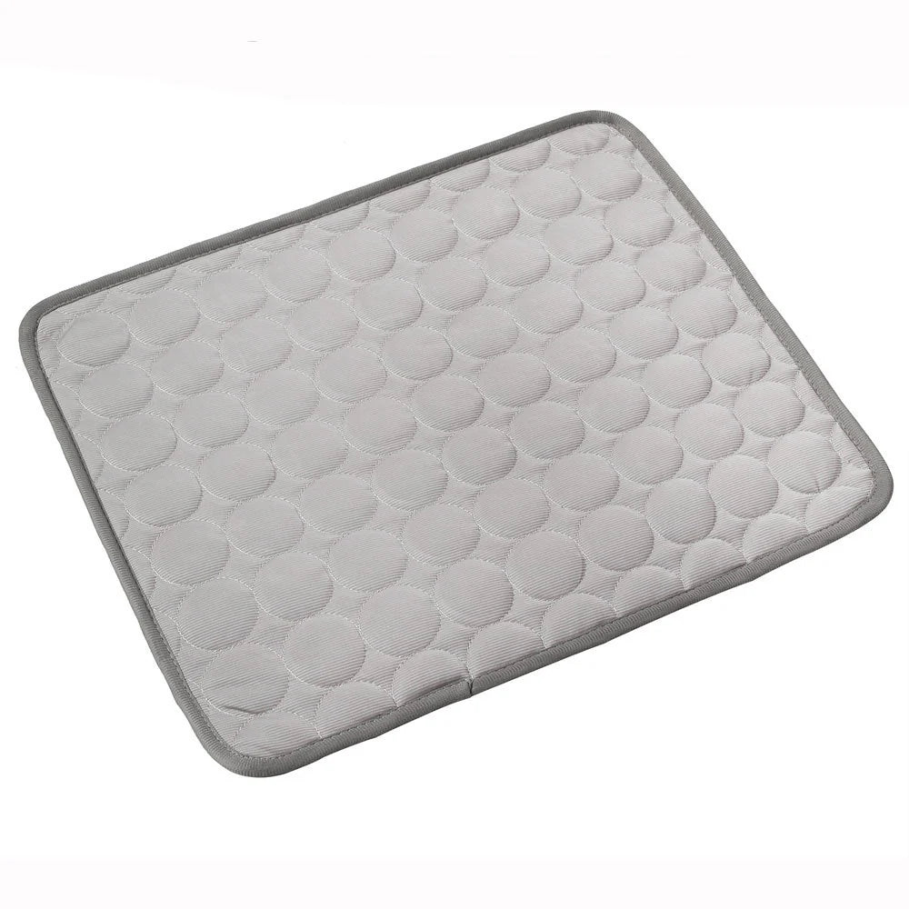 Keep Your Furry Friends Cool This Summer with Our Premium Ice Silk Pet Cooling Pad