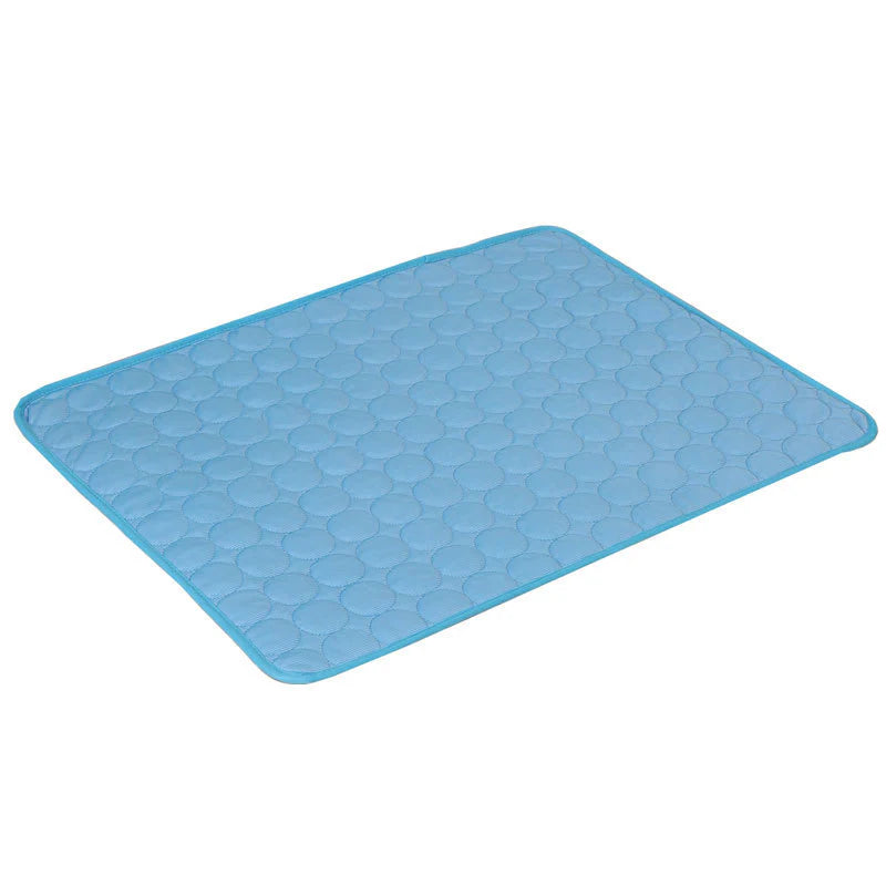 Keep Your Furry Friends Cool This Summer with Our Premium Ice Silk Pet Cooling Pad