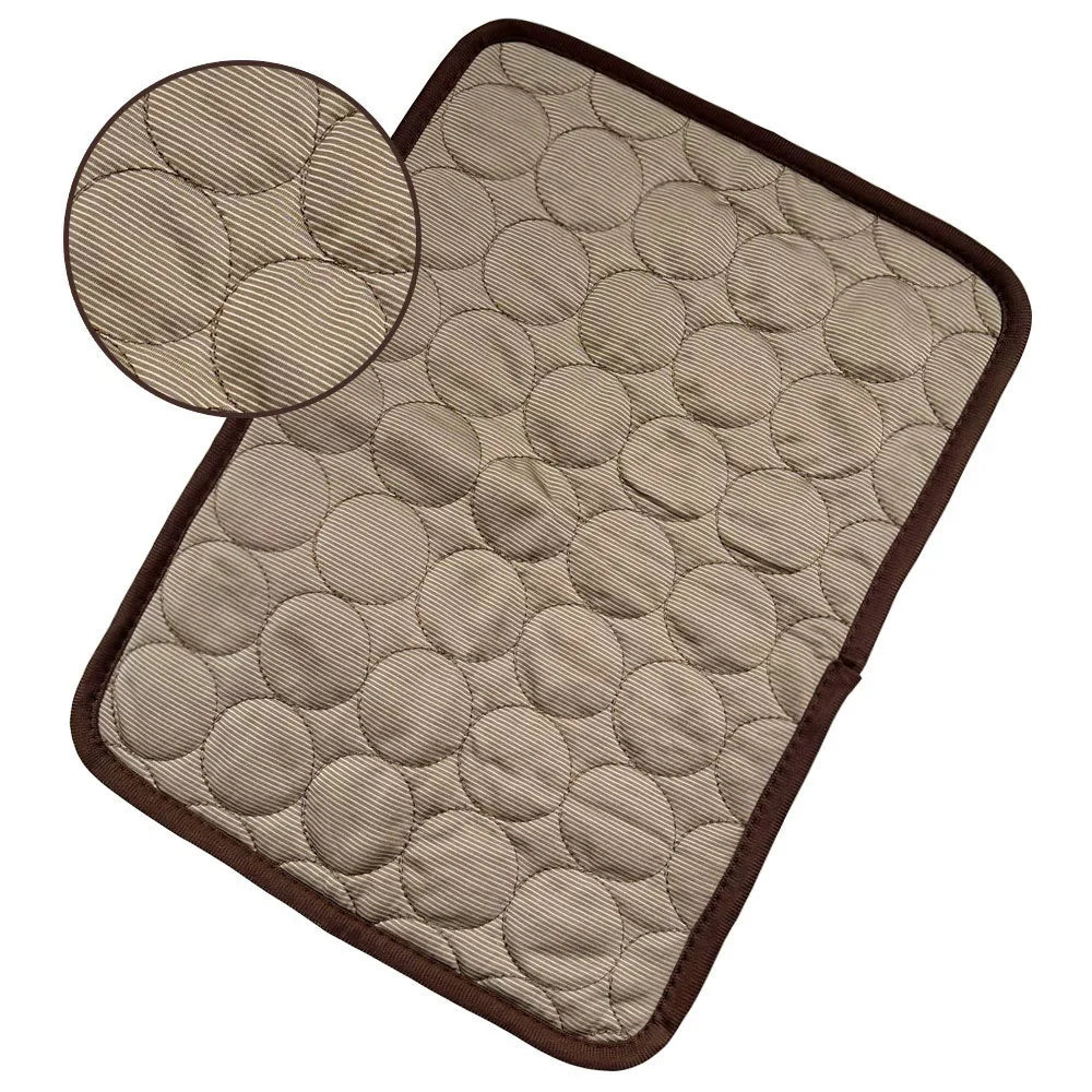 Keep Your Furry Friends Cool This Summer with Our Premium Ice Silk Pet Cooling Pad